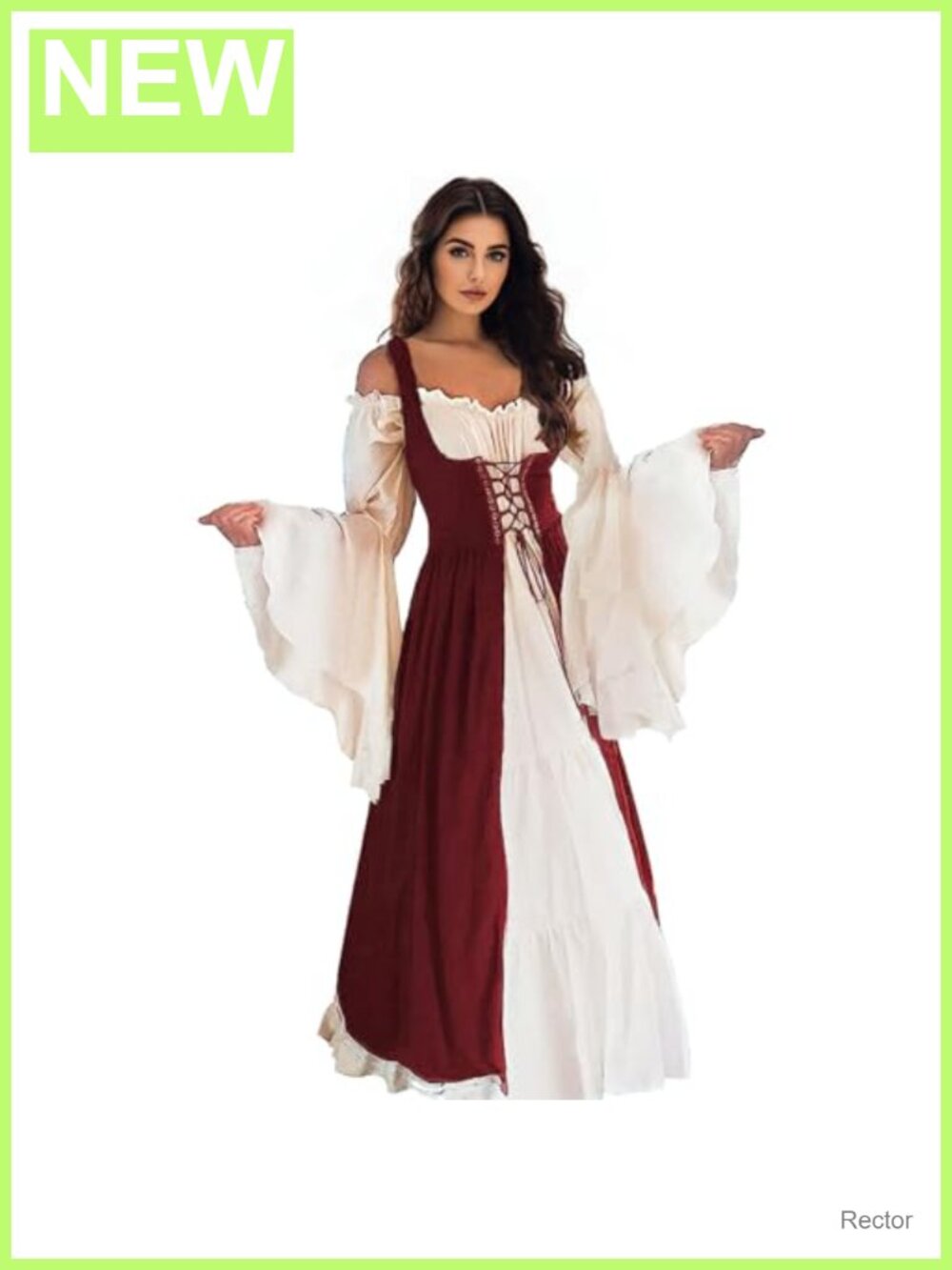 Renaissance Dress Women Medieval Pirate Costume Ren Faire Halloween
